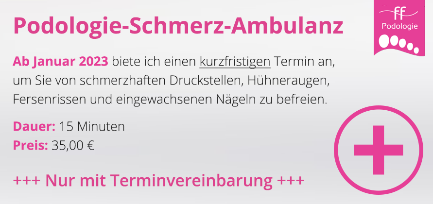 Podologie Schmerz Ambulanz München Schwabing